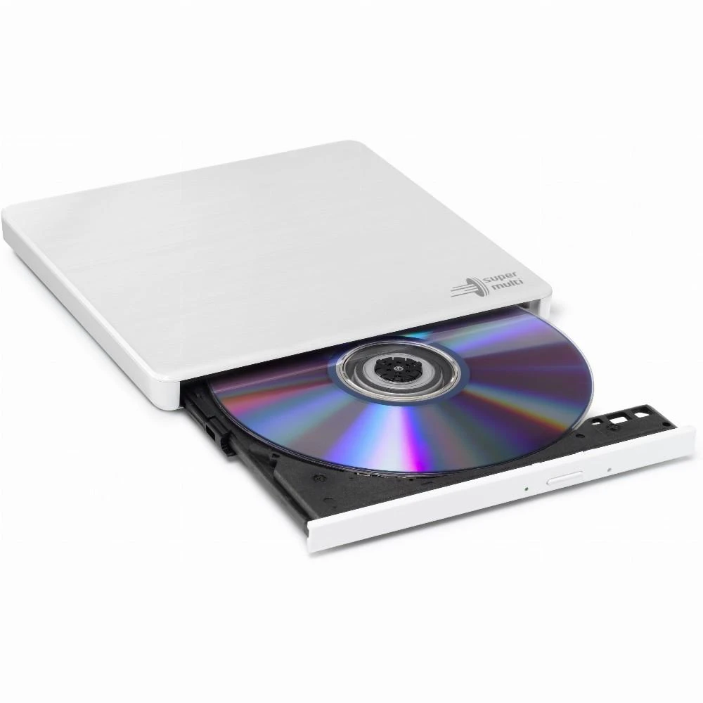 LG H.L duomenų saugykla | Itin plonas nešiojamasis DVD rašiklis | GP60NW60 | Sąsaja USB 2.0 | DVD±R/RW | CD skaitymo greitis 24 x | CD įrašymo greitis 24 x | Baltas | Stalinis kompiuteris / Nešiojamasis kompiuteris