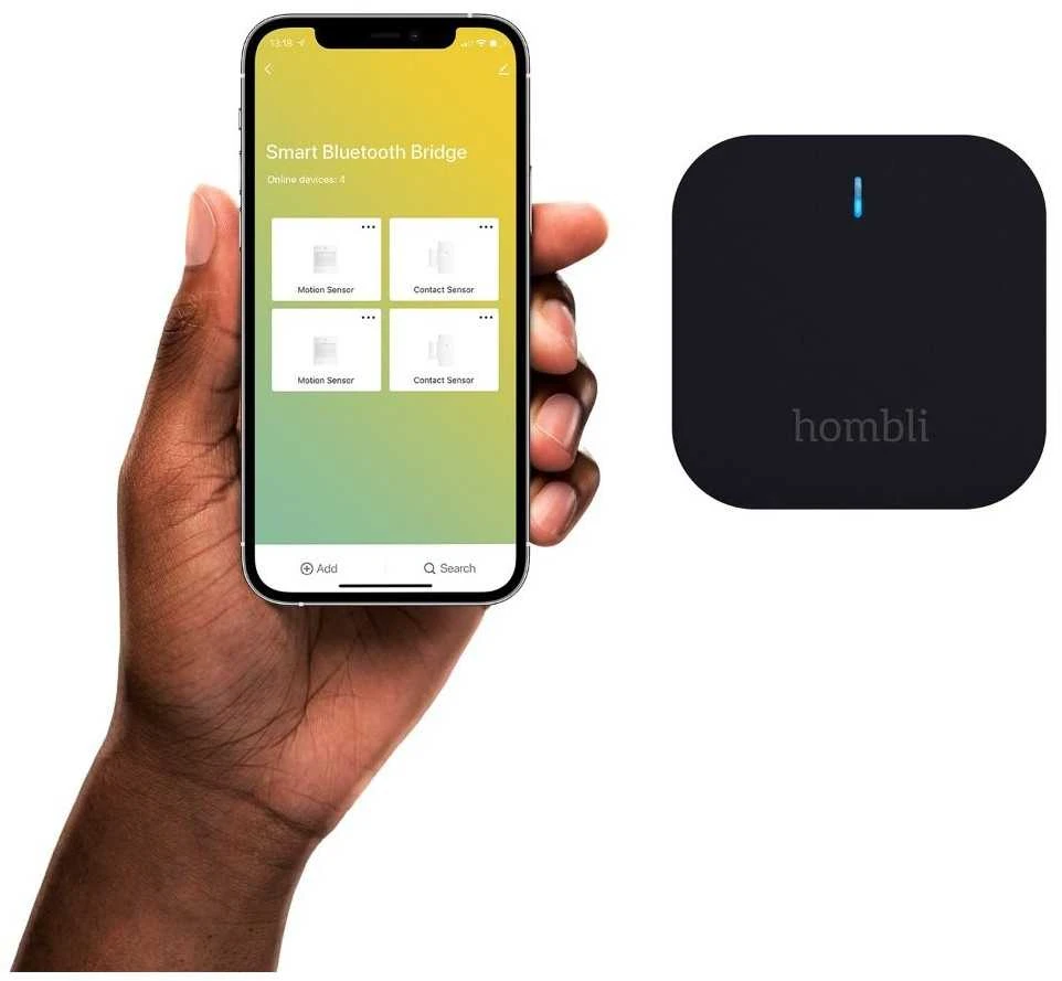 „Hombli“ – išmanusis „Bluetooth“ tiltas – belaidžių jutiklių centras