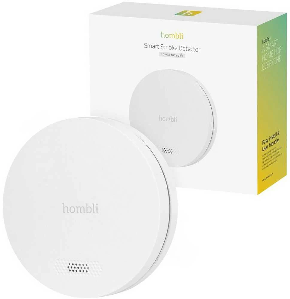 Hombli - išmanusis dūmų detektorius, baltas