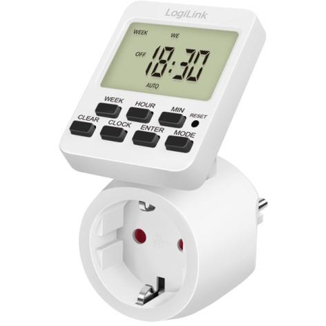 LogiLink Logilink Zeitschaltuhr, digital drehbares Ekranas