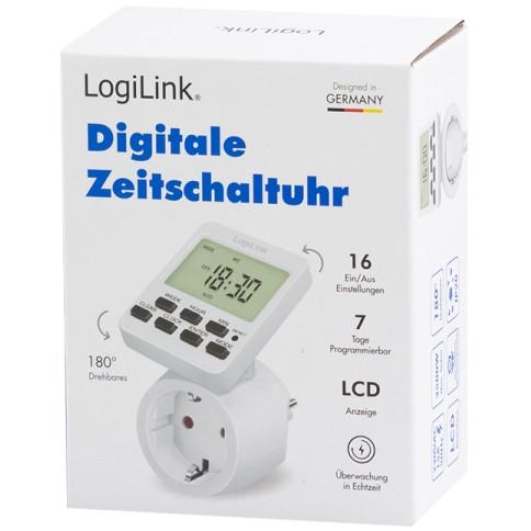 LogiLink Logilink Zeitschaltuhr, digital drehbares Ekranas