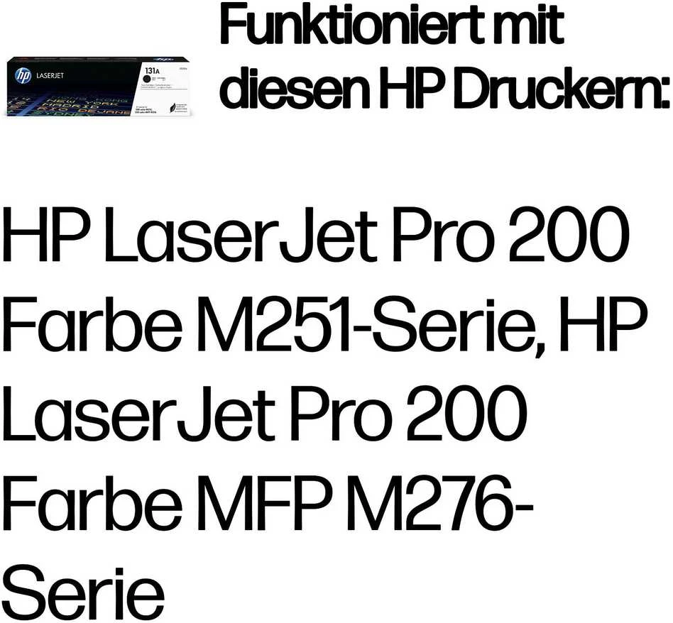 Hewlett Packard (HP) HP 131A Juodas lazerinis Toneris Cartridge, 1520 pages, for HP LaserJet Pro 200 M276n, M276nw