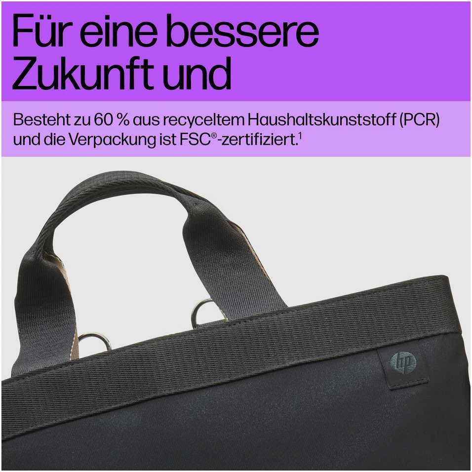 HP 14 kuprinės krepšys – 18 litrų talpos, 4 krypčių kabrioletas (kuprinė/dėklas/krepšys/rankinė su petnešėlėmis), RFID kišenė, ypač patvarus – Juodas, rusvai gelsvas