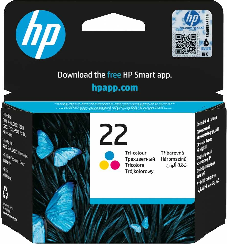 Hewlett Packard (HP) HP 22 rašalo spalvos 5 ml PSC 1410 Deskjet 3940