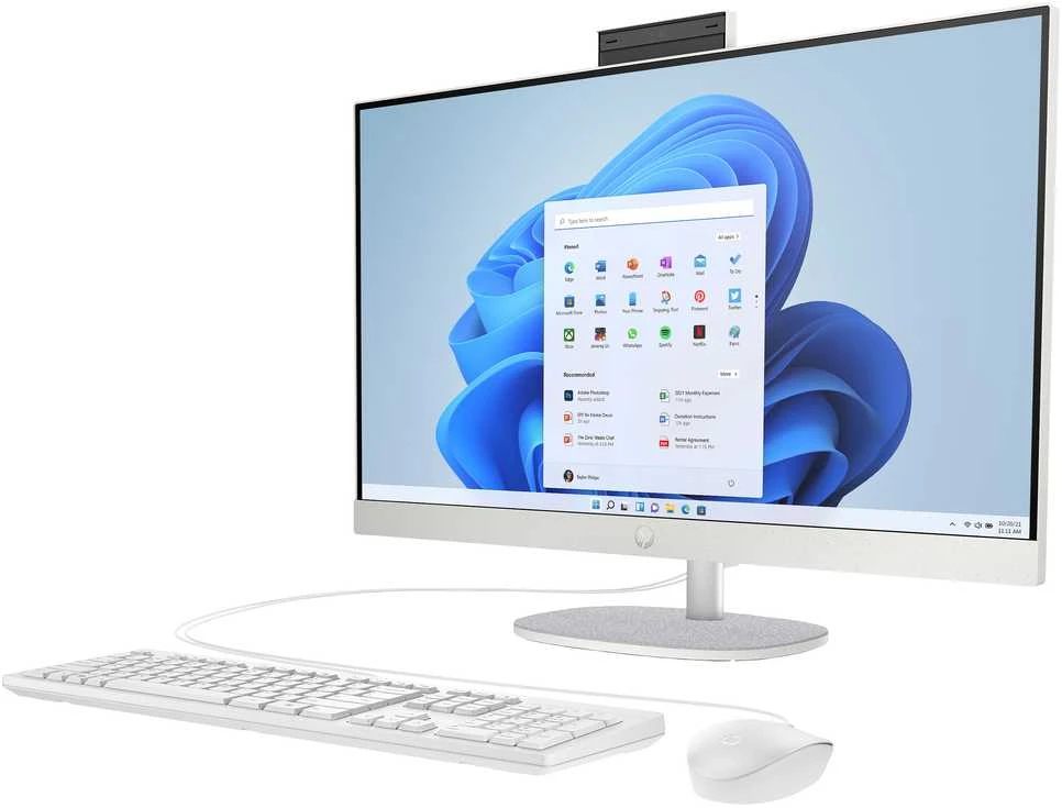 Stacionarus kompiuteris HP 27-cr0471ng AiO 27 FHD RYZ7-7730U/16GB/1TBSSD/W11Home baltas