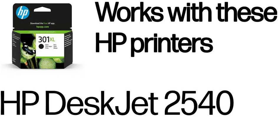 Hewlett Packard (HP) HP 301XL didelės talpos juodo rašalo kasetė, 480 puslapių, skirta HP Deskjet 1000, 1050, 2050, 3000, 3050