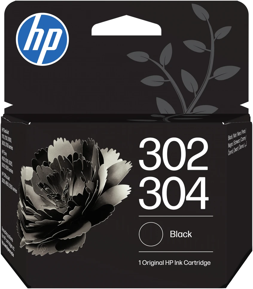Hewlett Packard (HP) HP 302/304 juoda originali rašalo kasetė