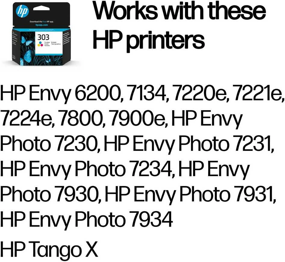 Hewlett Packard (HP) HP 303 spalva T6N01A Instant Ink