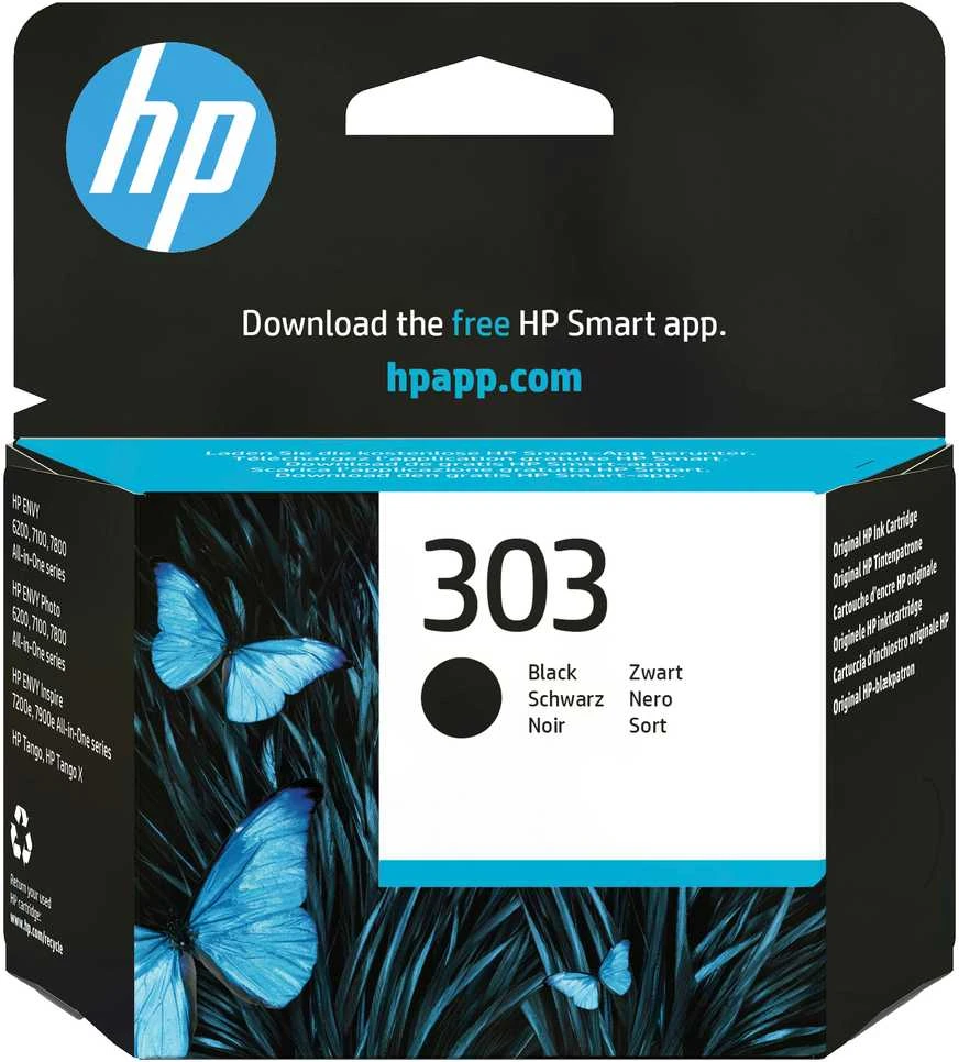 Hewlett Packard (HP) HP 303 (T6N02AE) Rašalinė kasetė, Juoda