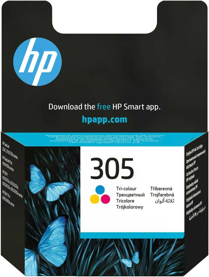 Hewlett Packard (HP) HP 305 Tri-color (3YM60AE) Rašalinė kasetė, CMY