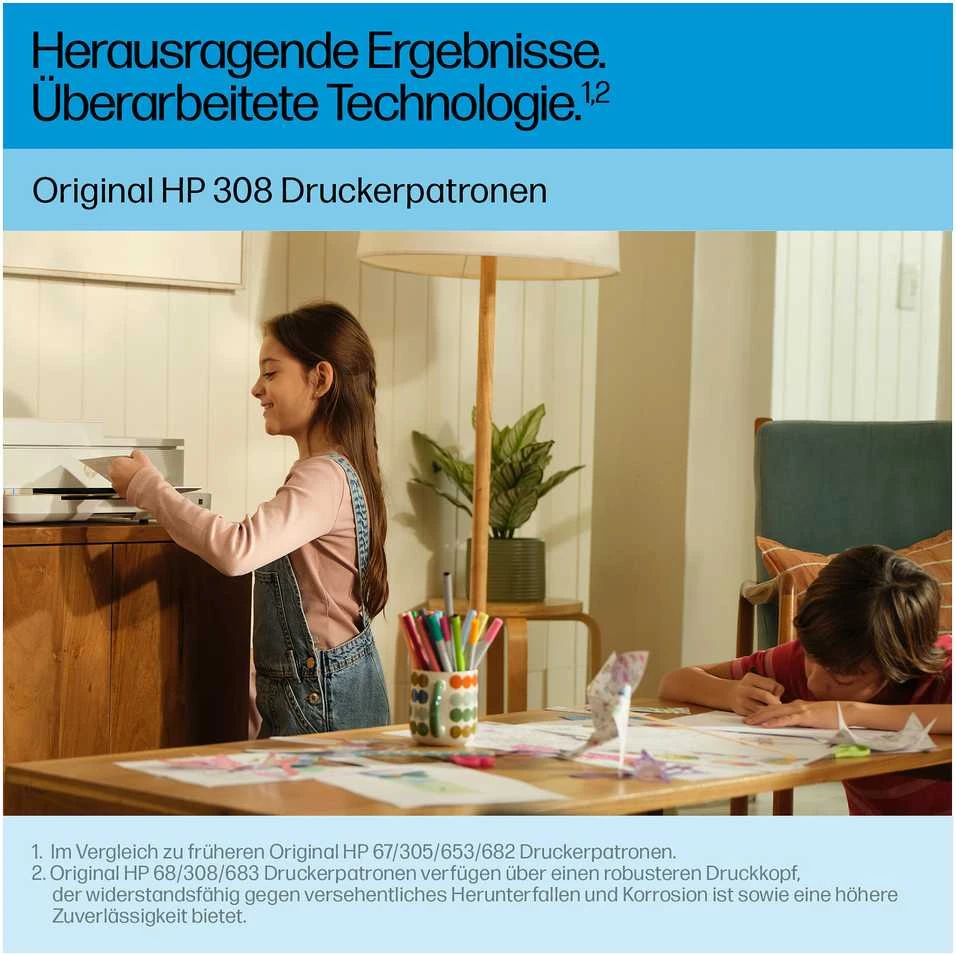 Hewlett Packard (HP) HP 308 trijų spalvų originali rašalo kasetė