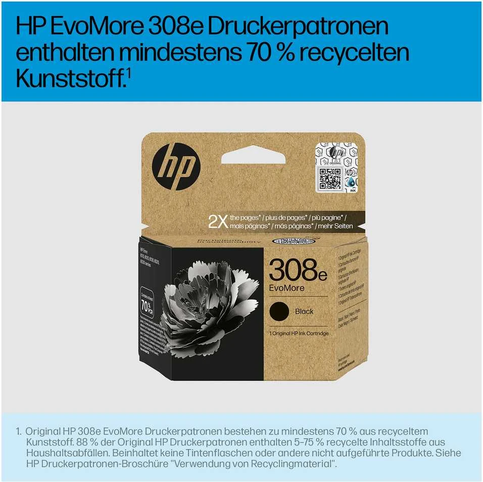 HP 308e juoda 7FP22UE
