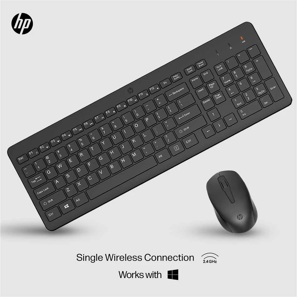 Klaviatūra Hewlett Packard (HP) HP 330 Belaidė pelė AND KEYBO - COMBO GERMANY - GERMAN LOCALIZAT