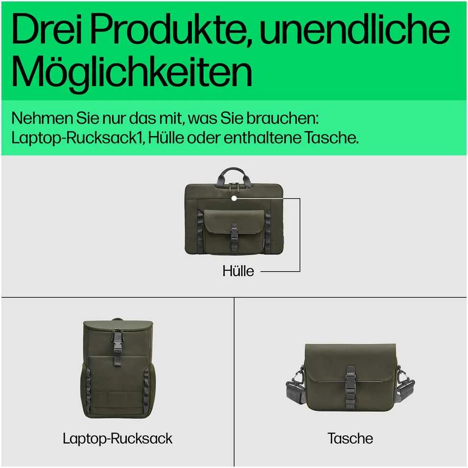 Hewlett Packard (HP) HP 15.6-inch Modular Nešiojamas kompiuteris Backpack