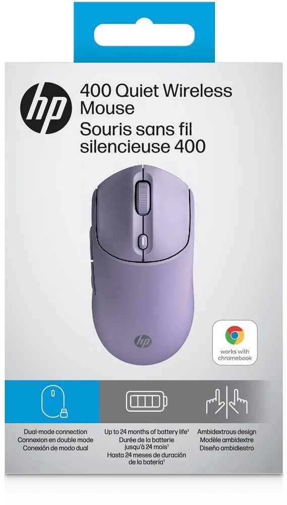 Hewlett Packard (HP) HP 400 Quiet Violetinė Belaidė pelė