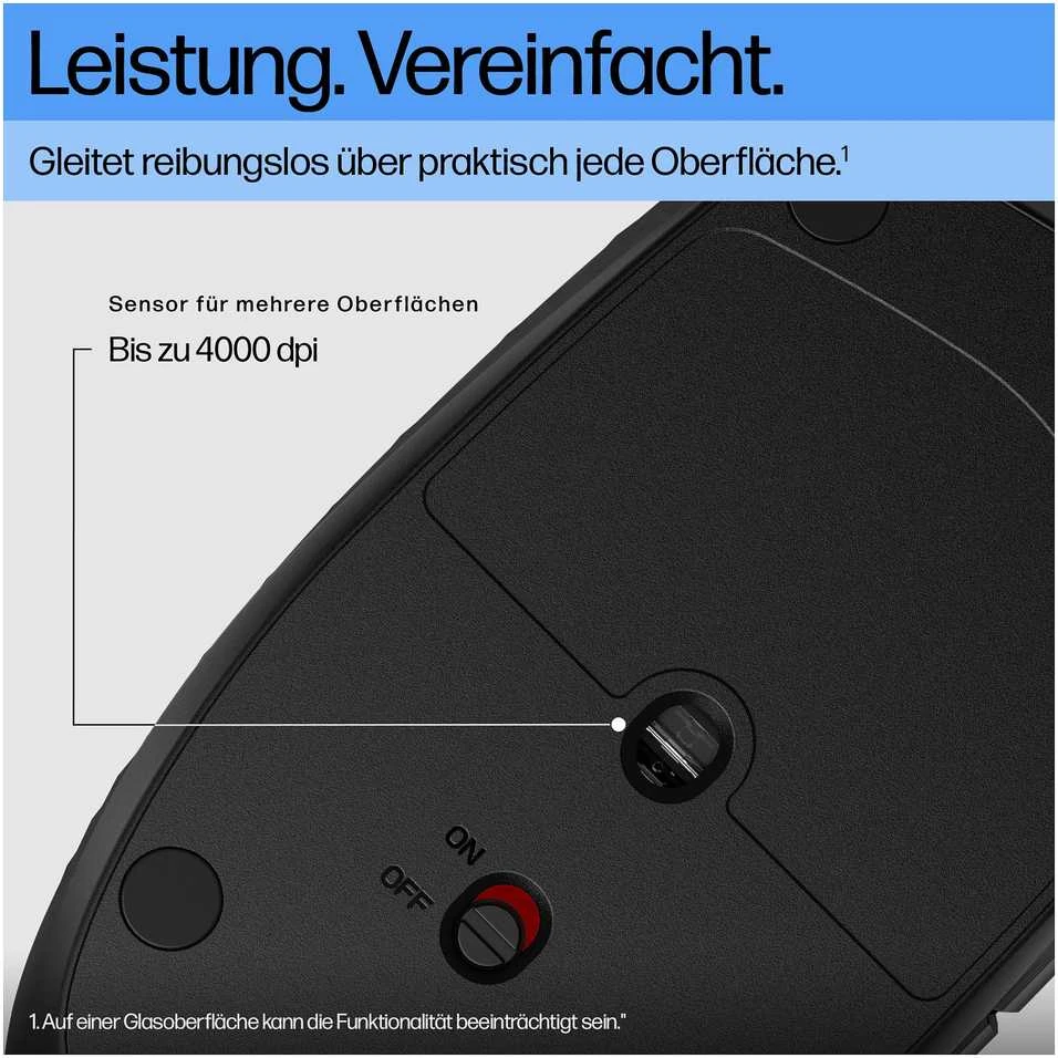 Hewlett Packard (HP) Kompiuterio Pelė - HP 420 Programuojama 4000 DPI Juoda