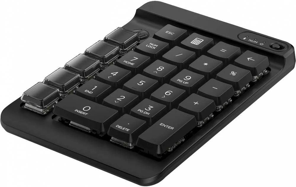 HP 435 programuojama belaidė Bluetooth klaviatūra su keičiamais klaviatūros dangteliais - Juodas