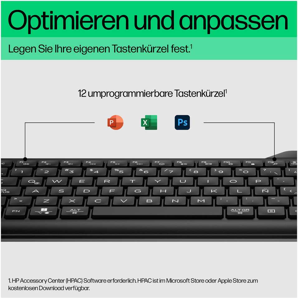 Klaviatūra HP 460 Multi-Device (7N7B8AA#ABD)