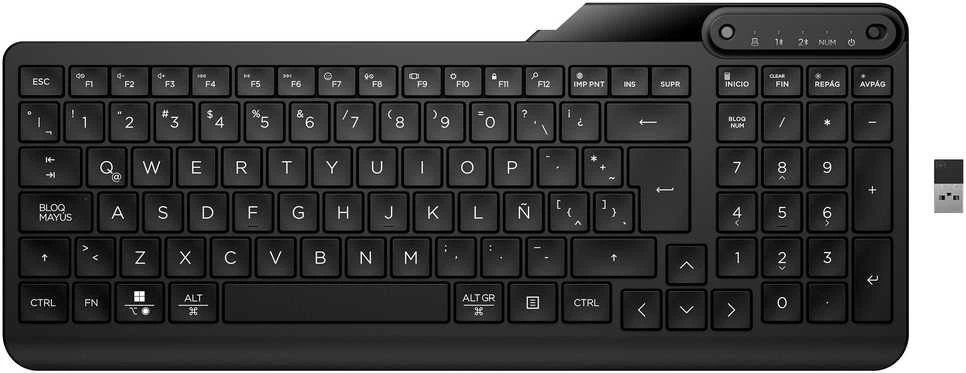 HP 475 dviejų režimų belaidžio ryšio klaviatūra -