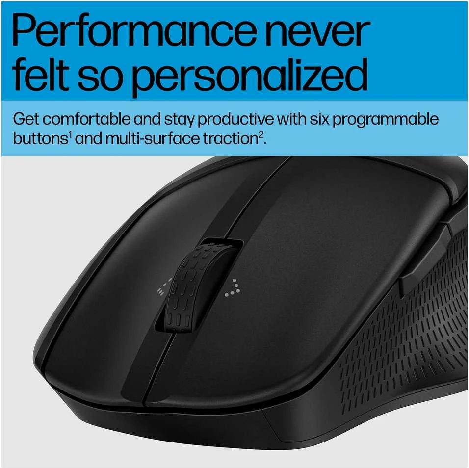 Pelė Myszka HP 480 belaidė juoda