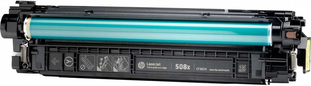 Hewlett Packard (HP) HP 508X didelio našumo Geltona LJ dažų kasetė, CF362X