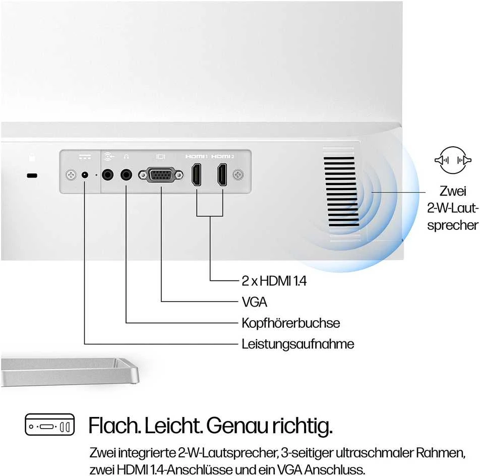 Hewlett Packard (HP) Monitorius - HP Series 5 27" FHD 1920x1080 5ms su Garsiakalbiais HDMI VGA