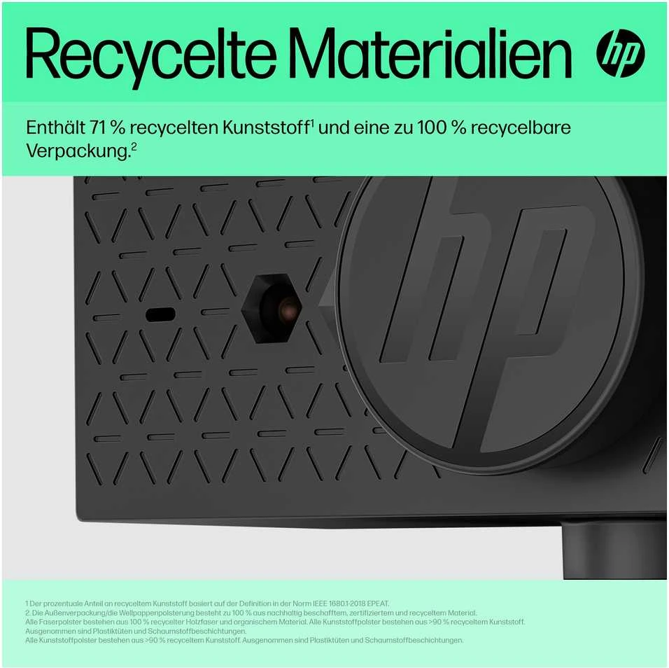 HP 625 USB FHD konferencijų verslo internetinė kamera – pakreipta, pasukama, dvigubą triukšmą mažinantis mikrofonas, HDR, suderinama su „Windows Hello“, pritvirtinama – Juodas