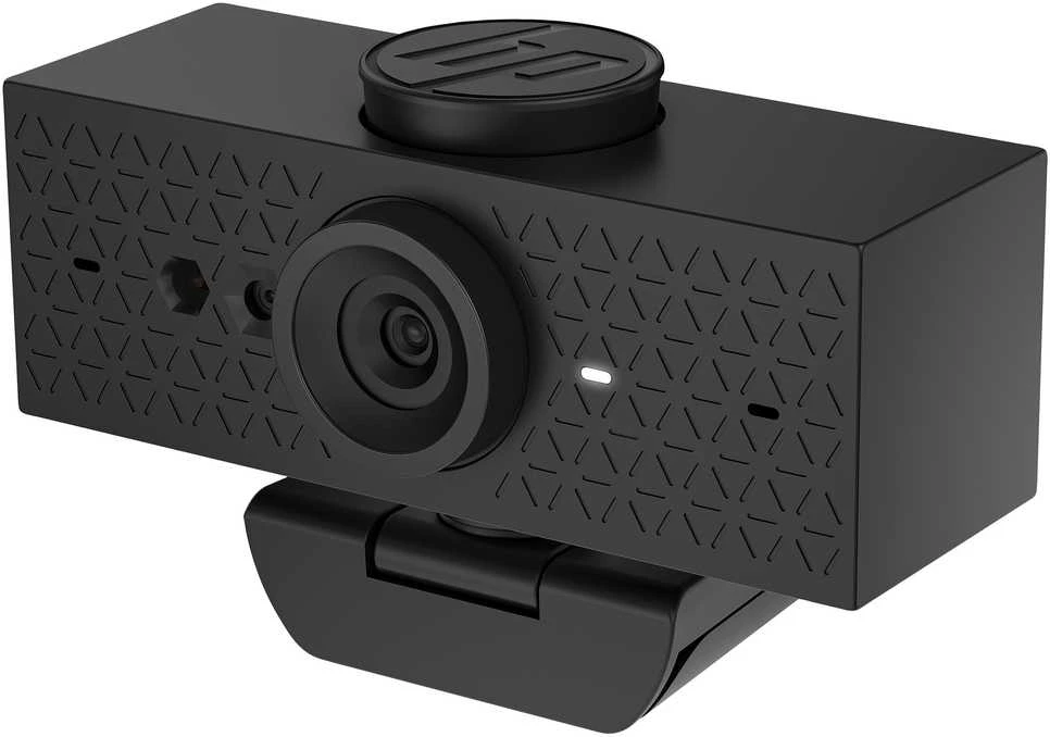 HP 625 USB FHD konferencijų verslo internetinė kamera – pakreipta, pasukama, dvigubą triukšmą mažinantis mikrofonas, HDR, suderinama su „Windows Hello“, pritvirtinama – Juodas