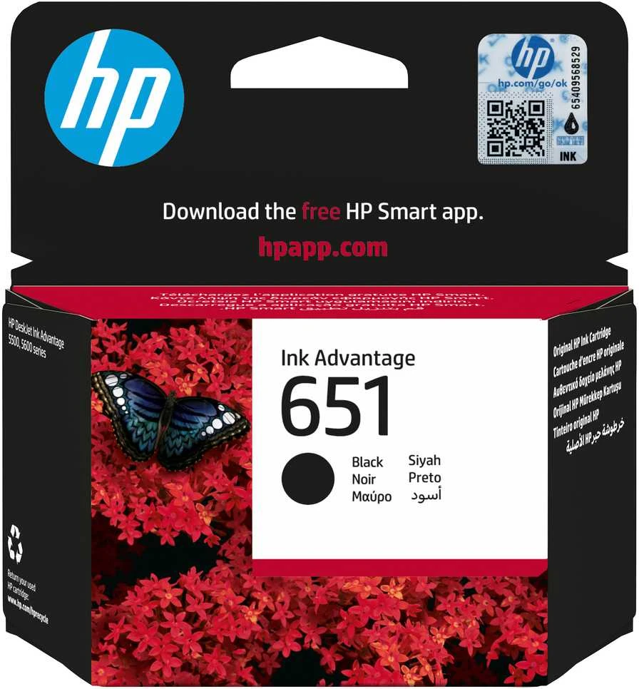 Hewlett Packard (HP) HP 651 Juodas originali rašalo kasetė (600 puslapių)