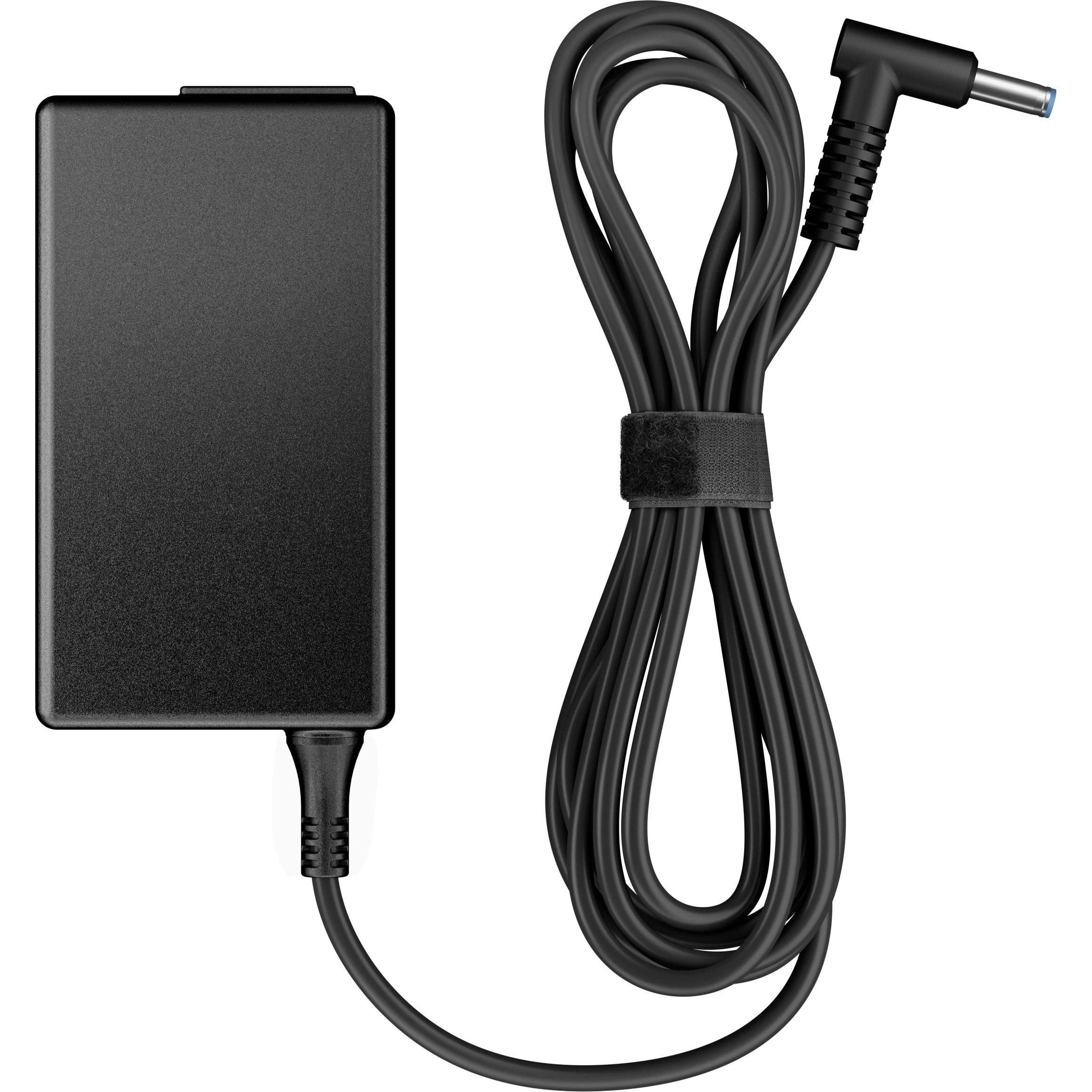 Hewlett Packard (HP) HP 65 W išmanusis kintamosios srovės maitinimo adapteris – nešiojamojo kompiuterio įkroviklis, 4,5 mm jungtis su 7,4 mm adapteriu / tinka HP 200 serijos, „ProBook 400/600“ serijos, „EliteBook 700/800“ serijos kompiuteriams
