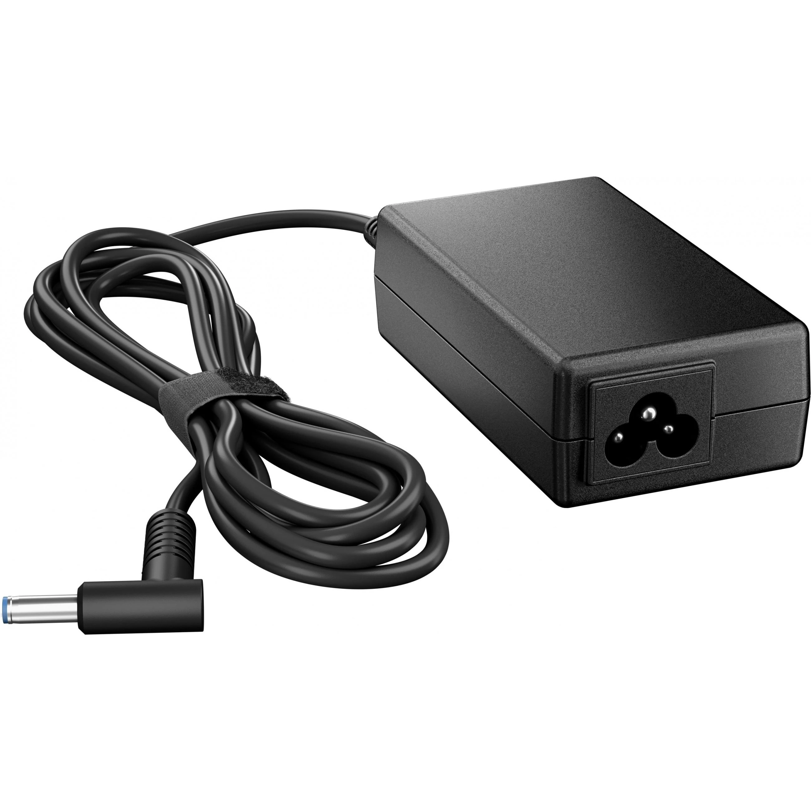 Hewlett Packard (HP) HP 65 W išmanusis kintamosios srovės maitinimo adapteris – nešiojamojo kompiuterio įkroviklis, 4,5 mm jungtis su 7,4 mm adapteriu / tinka HP 200 serijos, „ProBook 400/600“ serijos, „EliteBook 700/800“ serijos kompiuteriams