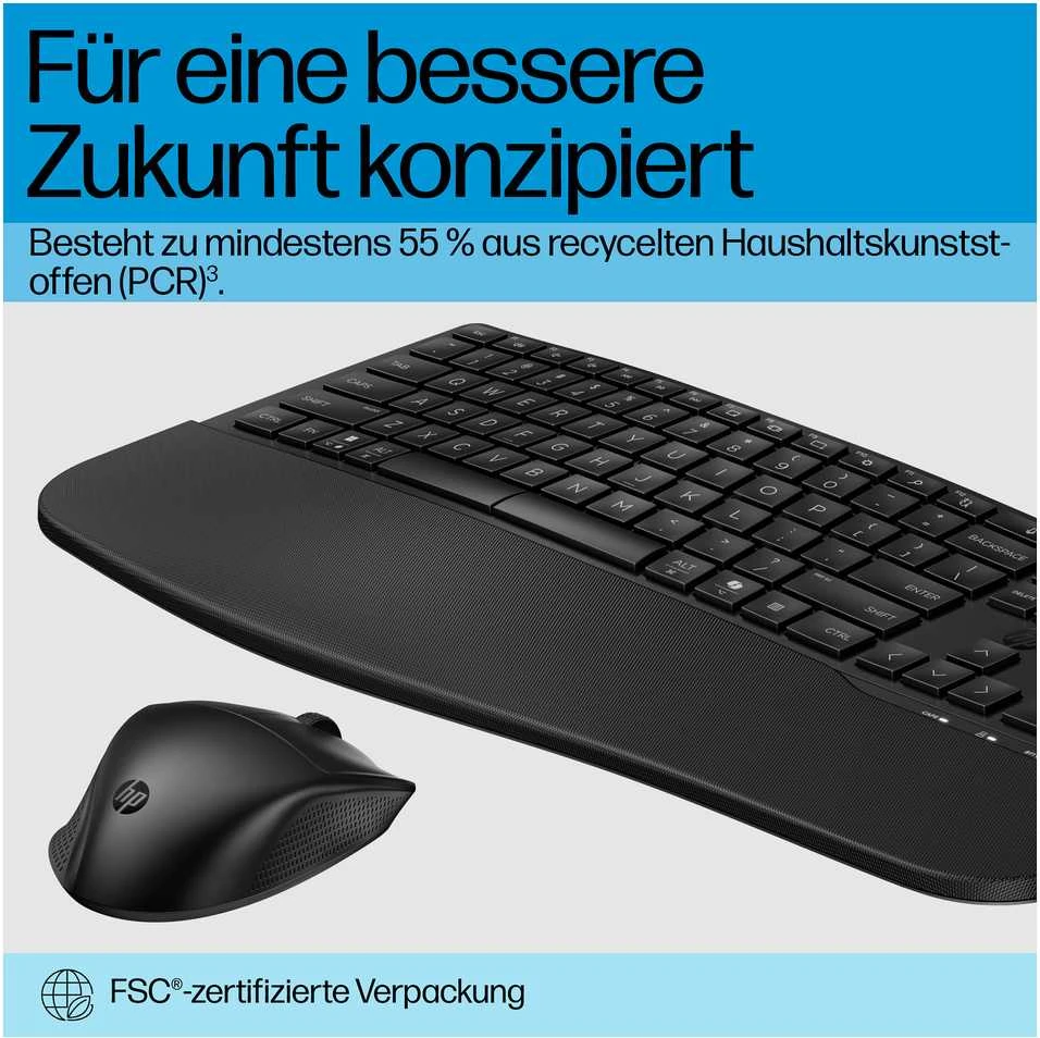 Klaviatūra ir pelė Kit HP 685 Comfort Dual-Mode, Multi-Device, 23 Programmable Keys