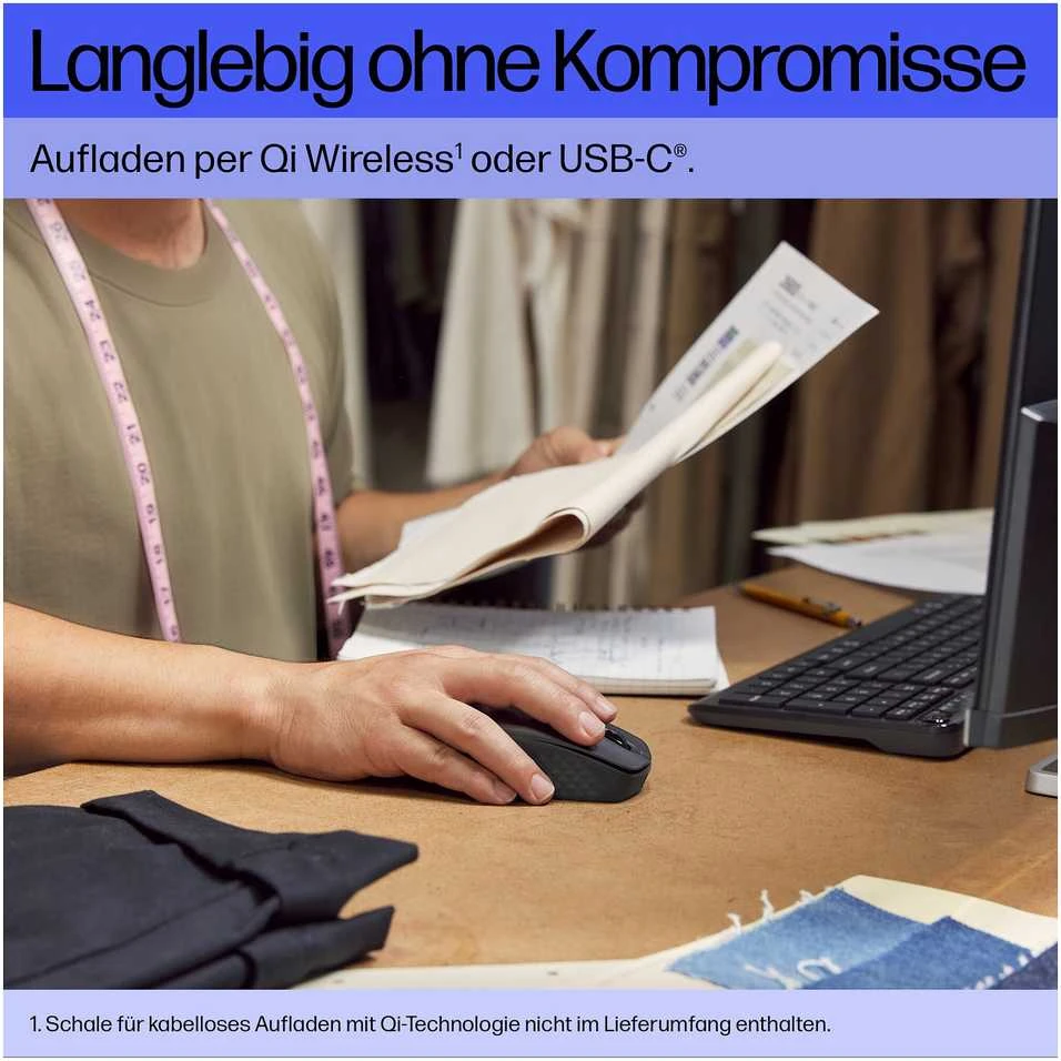 Kompiuterio Pelė - HP 690 Įkraunama 4000 DPI Juoda