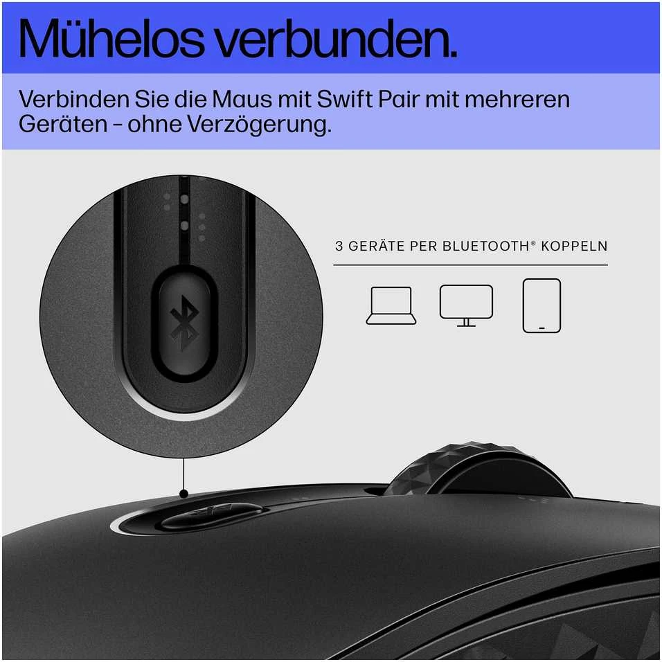Kompiuterio Pelė - HP 690 Įkraunama 4000 DPI Juoda