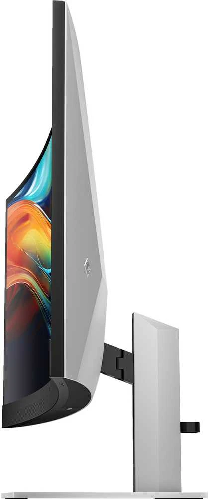 Hewlett Packard (HP) HP 740pm Series 7 Pro 5K Curved Conferencing Monitorius – 39,7 colio 5120 x 2160 WUHD 300 nitų 60 Hz AG, lenktas, IPS, 2 x USB-C (100 W)/HDMI/DisplayPort, 4 x USB-A, žiniatinklio kamera, R13-5 MP4 , reguliuojamo aukščio / pakreipimo / pasukimo, 3 metai (pakeičia Z40c G3)