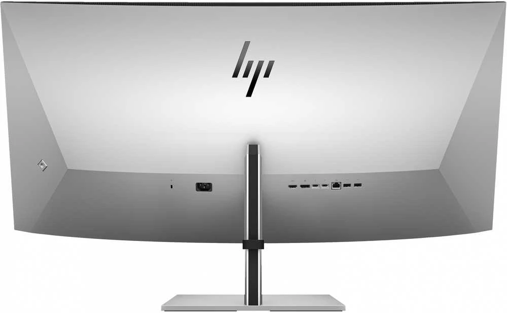 Hewlett Packard (HP) HP 740pm Series 7 Pro 5K Curved Conferencing Monitorius – 39,7 colio 5120 x 2160 WUHD 300 nitų 60 Hz AG, lenktas, IPS, 2 x USB-C (100 W)/HDMI/DisplayPort, 4 x USB-A, žiniatinklio kamera, R13-5 MP4 , reguliuojamo aukščio / pakreipimo / pasukimo, 3 metai (pakeičia Z40c G3)