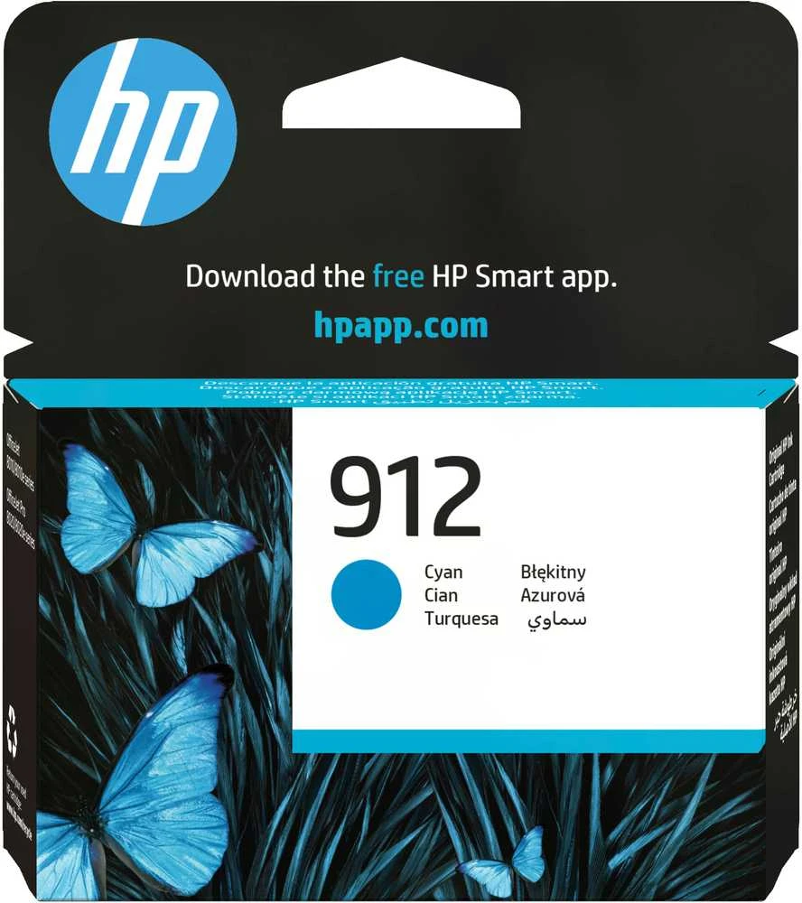 Hewlett Packard (HP) HP rašalo kasetė Nr. 912, žalsvai mėlyna