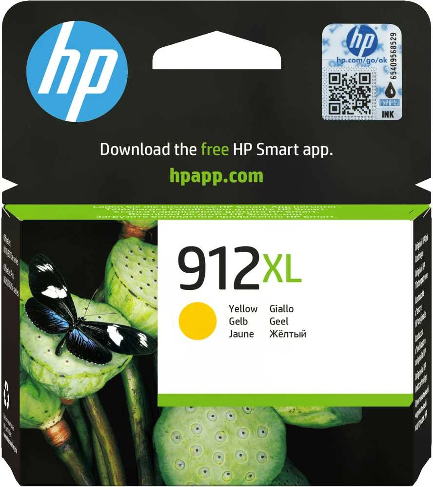 Hewlett Packard (HP) HP 912XL (3YL83AE) Rašalinė kasetė, Geltona