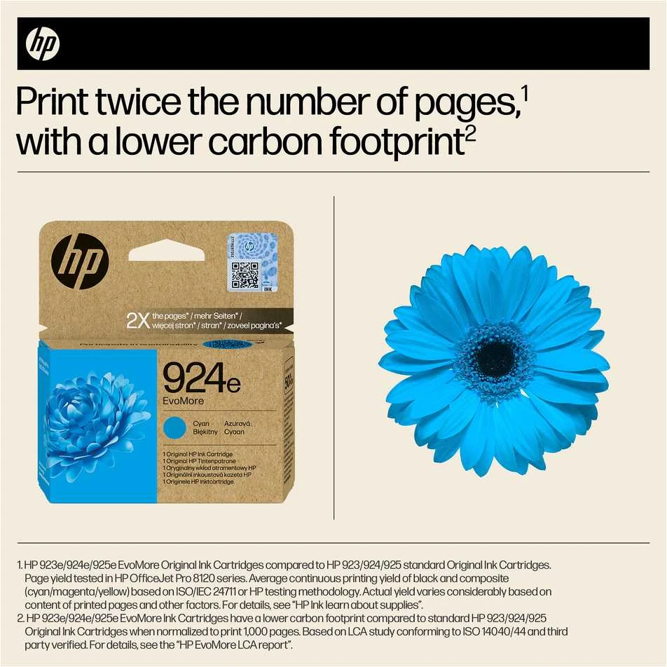 Originali HP rašalo kasetė HP EvoMore 924e