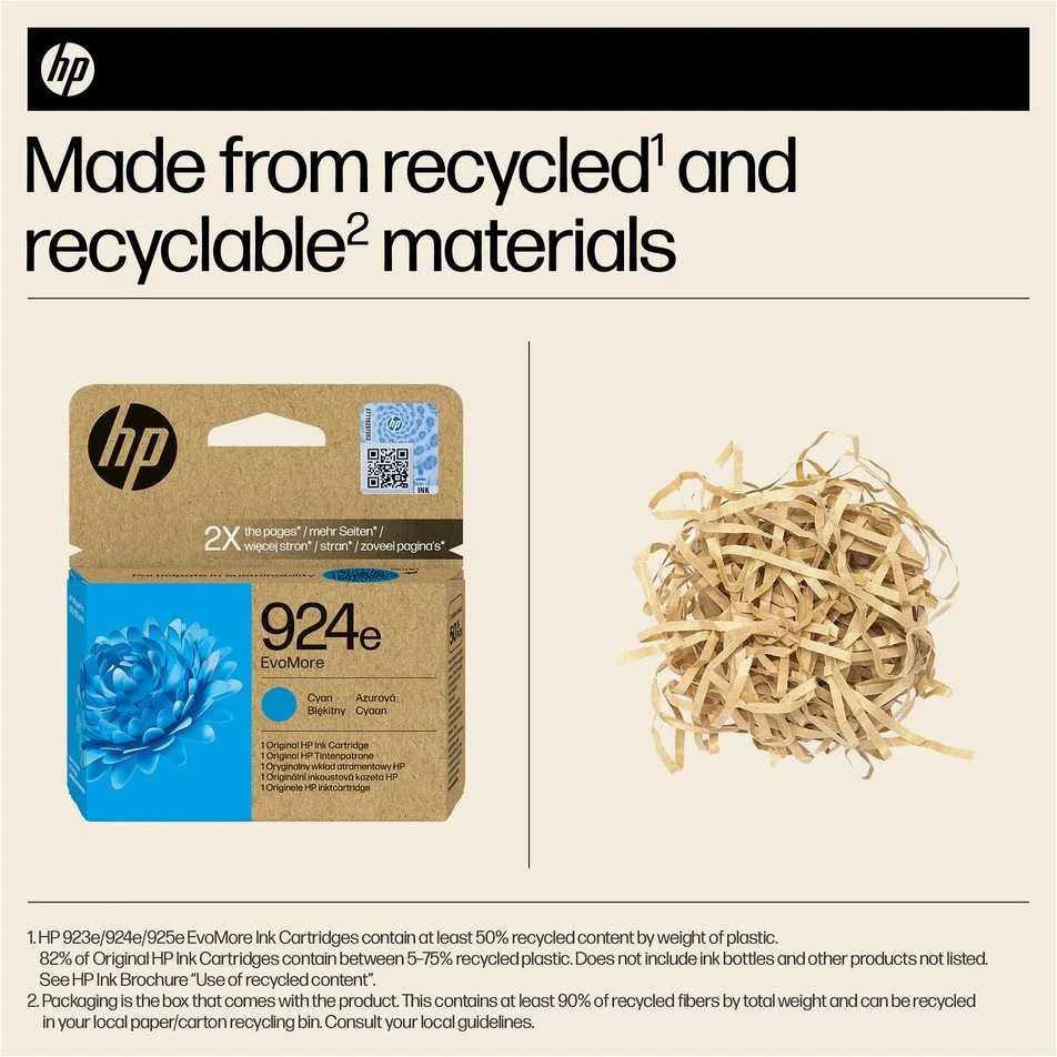 Originali HP rašalo kasetė HP EvoMore 924e