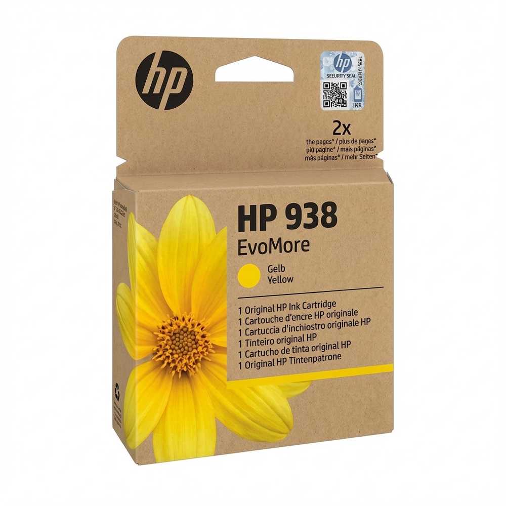 Tusz HP 938 - Geltonas - original - kartridż