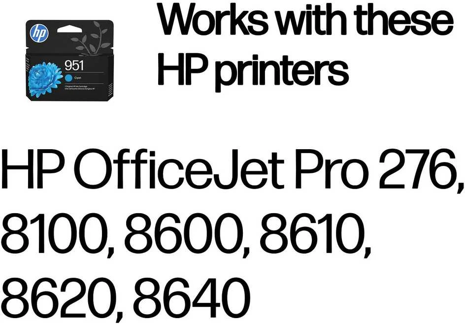 Hewlett Packard (HP) HP 951 Cyan Officejet rašalo kasetė