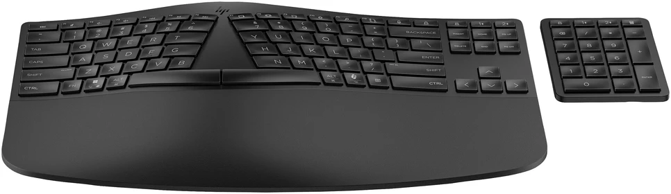 Klaviatūra HP 965 BLK ERGONOMIC WL KBD - GERMAN