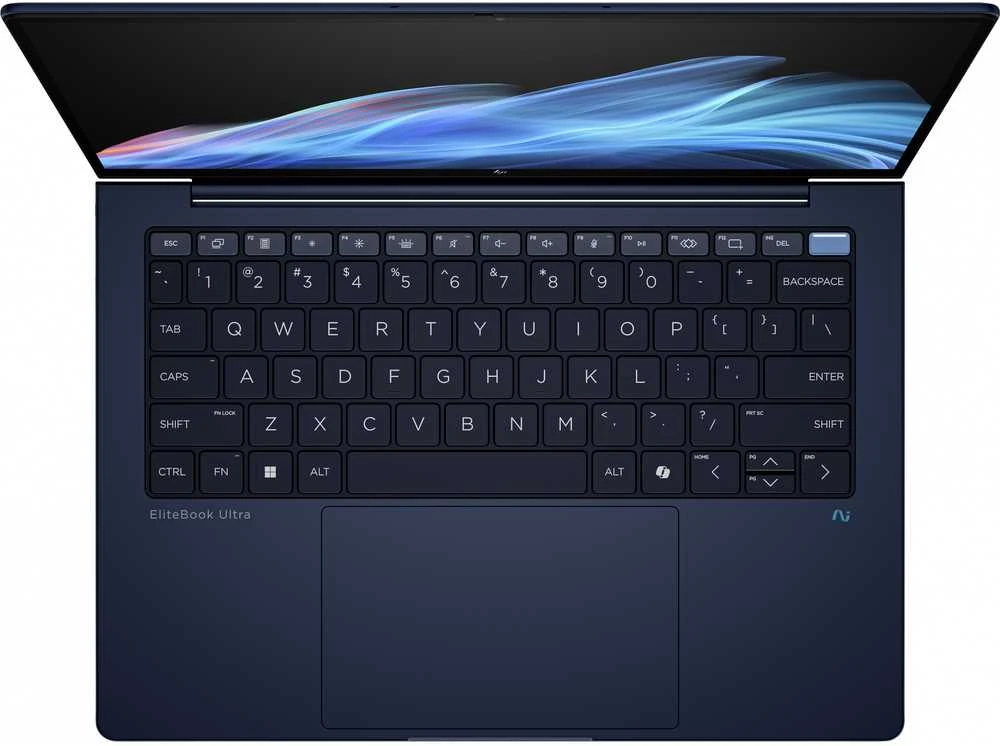 Mėlyna Nešiojamas kompiuteris Computer HP EliteBook Ultra G1i, 32GB RAM, 512GB SSD, 14-inch 2.8K Jutiklinis ekranas, Windows 11 Pro (Mėlyna)