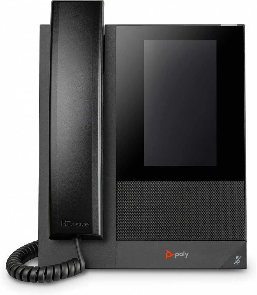 „Hewlett Packard“ (HP) „Poly CCX 400“ verslo medijos telefonas, skirtas „Microsoft Teams“ ir su PoE. Nėra lokalizacijos