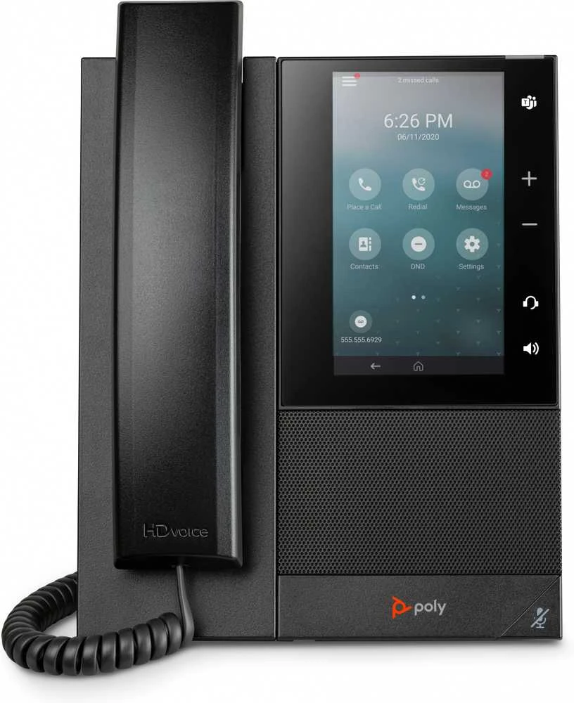 Telefonas HP Poly CCX 500 Business Media Telefonas su Open SIP ir PoE