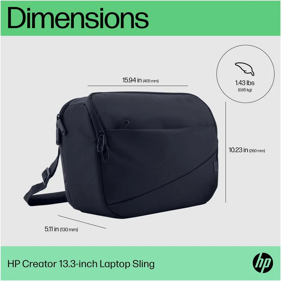 Hewlett Packard (HP) HP Creator 13.3-inch Nešiojamas kompiuteris Sling 13.3" Sling case Navy, Geltona