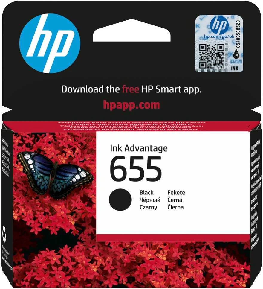 Hewlett Packard (HP) HP Nr.655 (CZ109AE), juoda kasetė