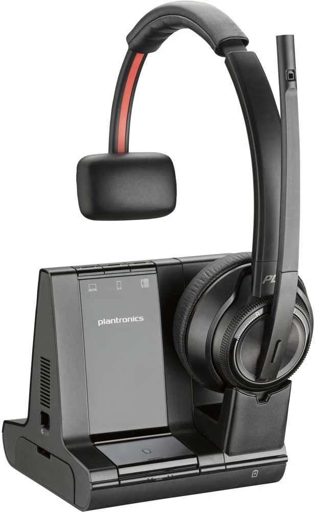 Hewlett Packard (HP) Poly Savi 8210 UC DECT 1880–1900 MHz USB-A ausinės
