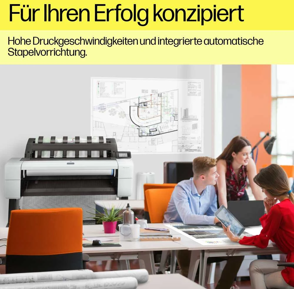 Hewlett Packard (HP) HP DesignJet T1600PS 91,44 cm 36 Groformat spausdintuvas LAN